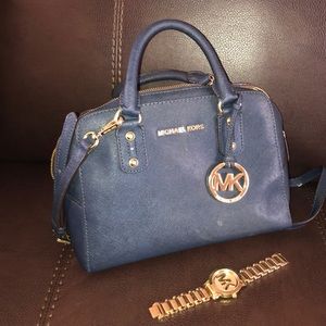 Satchel & watch combo